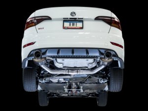 Volkswagen Jetta GLI Performance Exhaust - AWE Tuning - Cat-Back Touring - Diamond Black - `18-`21